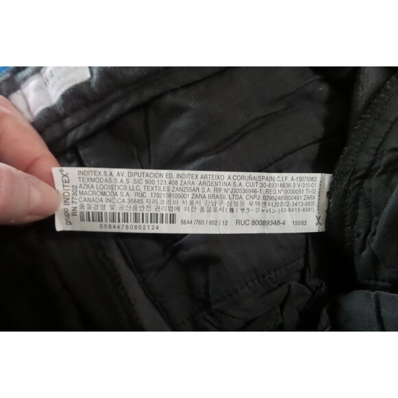 Zara Kids Grey Washed Denim Jeans Five Pocket Snap Closure Unisex size 11-12 - Picture 3 of 10